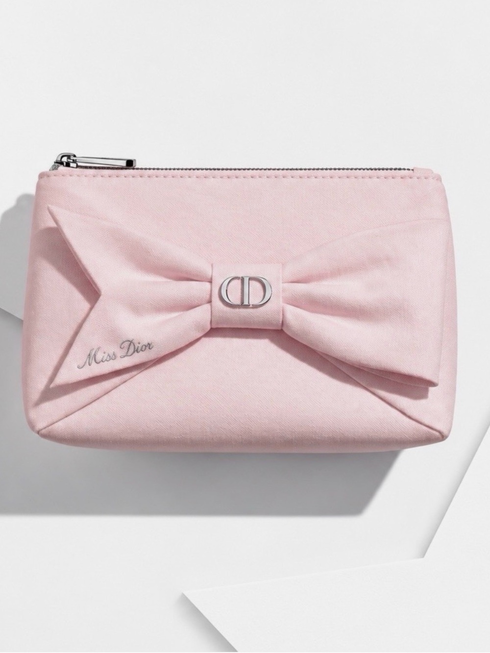 Dior Miss Dior Pink Bow Cosmetic Bag Pouch